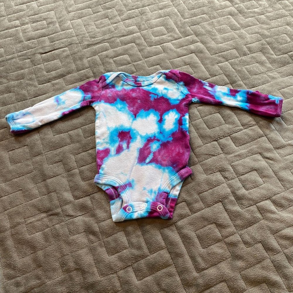 Tie Dye Baby Bodysuit || Newborn